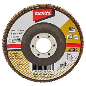 Makita B-22654 Lamellenschijf 115mm Z120