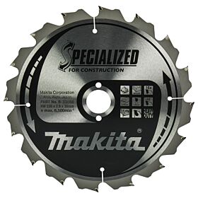 Makita B-33560 Cirkelzaagblad Hout (bouw/constructie)