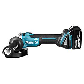 Makita DGA504RTJ 18 V Haakse slijper 125 mm