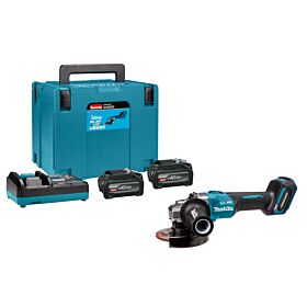 Makita GA005GU201 XGT 40 V Max Haakse slijper 125 mm