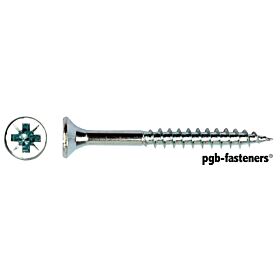 PGB Spaanplaatschroef verzinkt 5x80 mm.