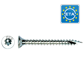 PGB Torx PFS schroef 5x40 mm voldraad verzinkt T-25