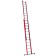 4tecx Reformladder 2-delig aluminium 2 x 12 met stalen balk