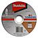 Makita B-12239 Doorslijpschijf 125x22,23x1,0mm RVS