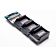 Stealth Mount accuhouder voor Makita 12V MAX CXT, 6-pack zwart