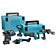Makita DK401NX XGT 40 V Max Combiset boren, (slag)schroeven, zagen en slijpen