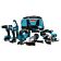 Makita DLX6082T 18 V Combiset (klop)boren, (slag)schroeven, zagen en slijpen