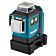 Makita SK700GD 12 V Max Kruislijn laser groen 3x 360°