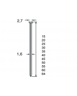 Dutack Brad SKN16 45 mm. RVS