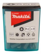 Makita B-24583 Schroefbit PH2x25mm 25 stuks