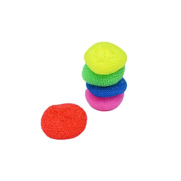 000430 Schuurspons 5 dlg kleur