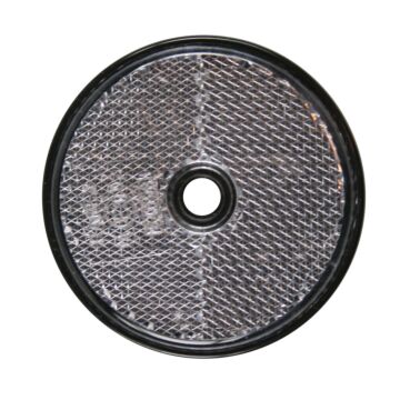 000474 Reflector rond wit + gat 60 mm E4