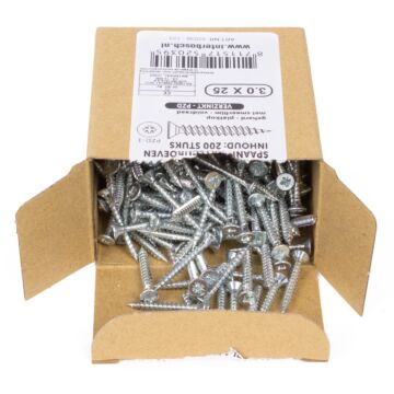 001063 Spaanplaatschroef 3.0 x 25 mm