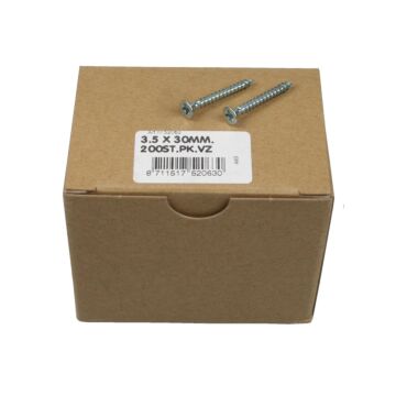 001064 Spaanplaatschroef 3.5 x 30 mm