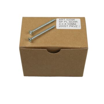 001067 Spaanplaatschroef 4.0 x 50 mm