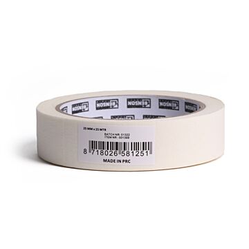 001399 Afplaktape 25 mm x 25 mtr
