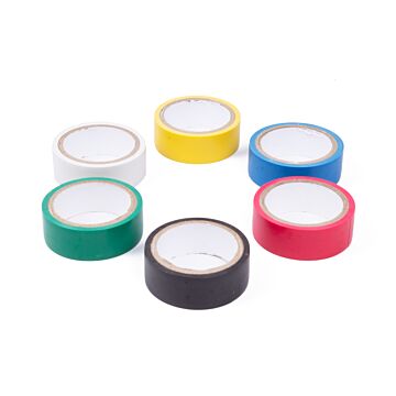 001439 PVC tape 6 dlg 3 mtr kleur