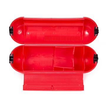 001842 Stekkersafe + veiligheidsbox rood