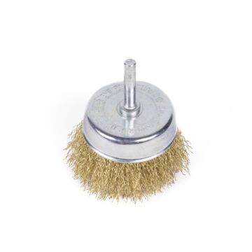 001915 Staalborstel voor boormachine kom 75 mm