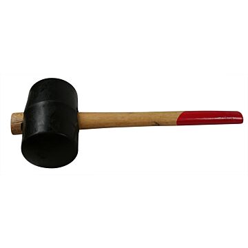 002151 Rubberhamer ø90 mm plat tegel