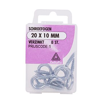 002699 Schroefoog 20 x 10 mm