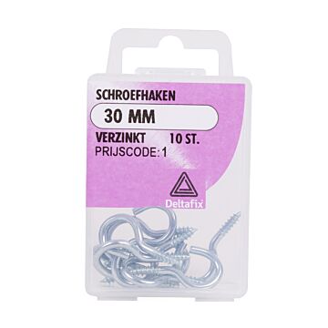 003170 Schroefhaak 30 mm