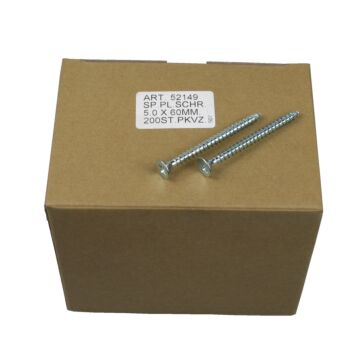 003253 Spaanplaatschroef 5.0 x 60 mm