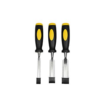 004004 Houtbeitelset 3 dlg pro grip