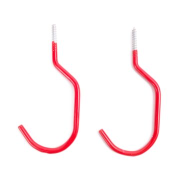 004005 Ophanghaken 2 dlg rood