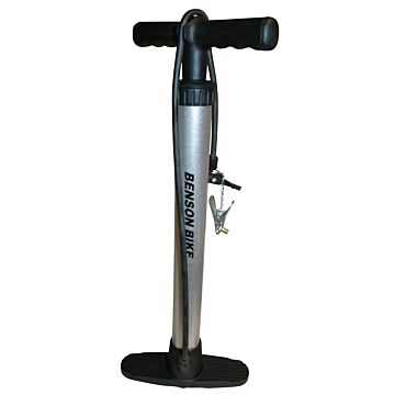 004876 Fietspomp classic zilver