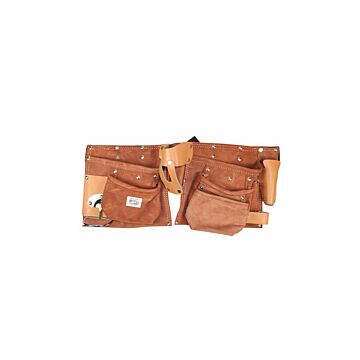 006348 Gereedschapschort leder profi 11 dlg