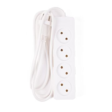 006483 Stekkerdoos 4-voudig + 2 x 1.0 + 1.5 mtr