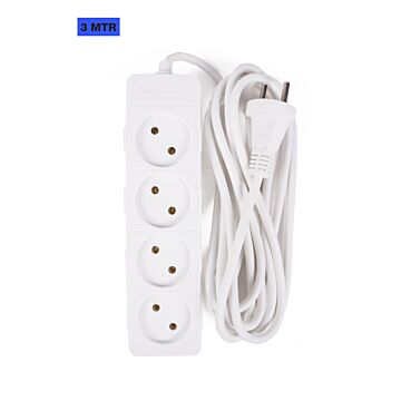 006484 Stekkerdoos 4-voudig + 2 x 1.0 + 3.0 mtr