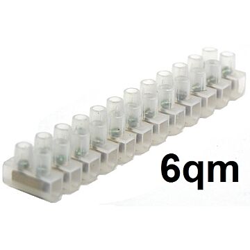 006651 Kroonsteenstrip 6 qm transparant 10 strips