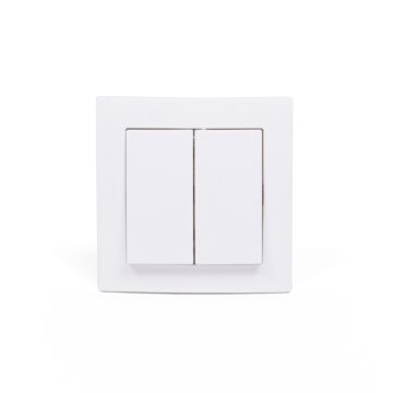 007059 Schakelaar wissel inbouw wit