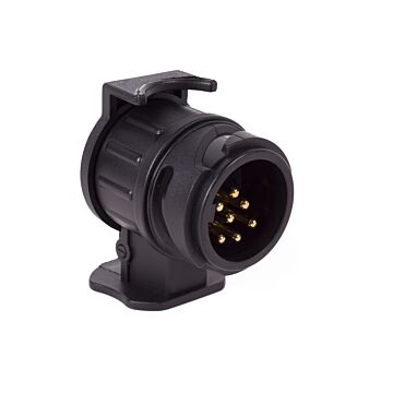 008129 Stekker verloop 13- naar 7-polig kort