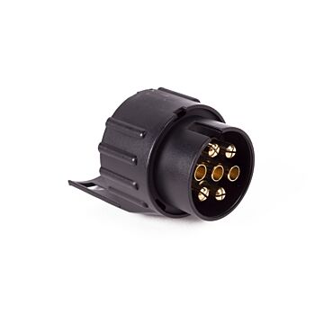 008130 Stekker verloop contra 7- naar 13-polig kort