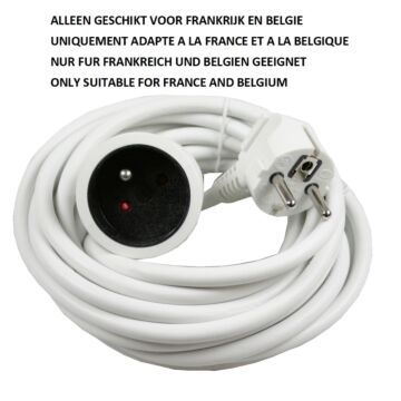 008565 Verlengsnoer + A-pin 3 x 1.5 5 mtr