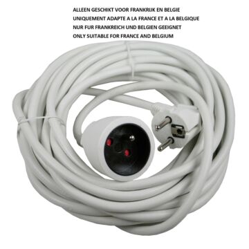 008566 Verlengsnoer + A-pin 3 x 1.5 10 mtr