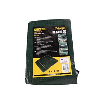 008862 Dekzeil 3 x 4 mtr groen