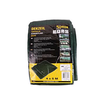 008863 Dekzeil 4 x 5 mtr groen