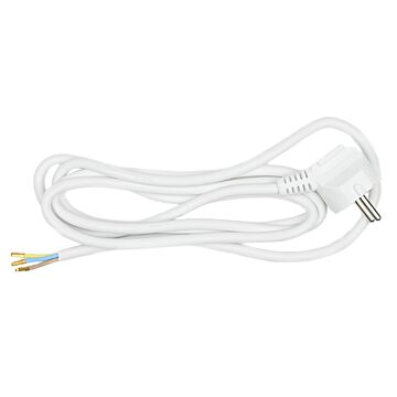 009295 Aansluitsnoer + ra stekker 1.8 mtr wit