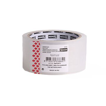 009336 Dozentape transparant 50 mtr x 48 mm actie