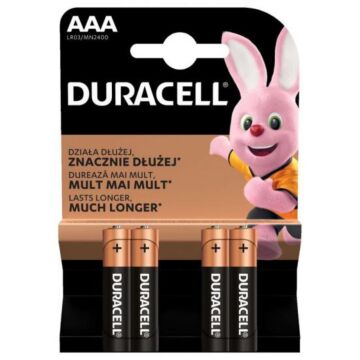 009382 Duracell AAA 4 dlg