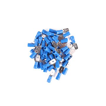 009538 Kabelschoen 50 dlg man plat 2.5=>6.3 blauw