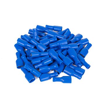 009540 Kabelschoen 50 dlg vrouw plat iso 2.5=>6.3 blauw