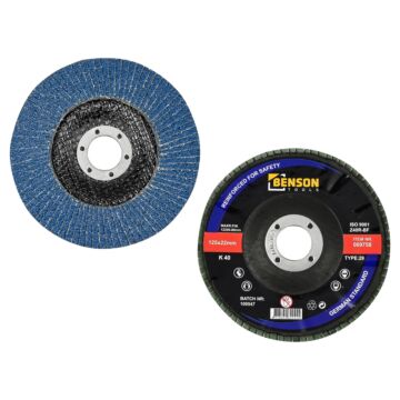 009758 Lamellenschijf 125 mm k 40