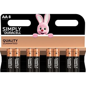 009821 Duracell plus AA (LR6) 8 dlg