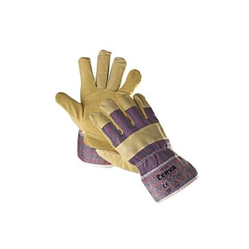 CERVA Handschoen rundsplitleer Tern maat 10