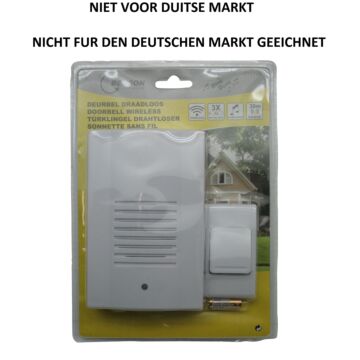 010125 Deurbel draadloos 16 melodieën